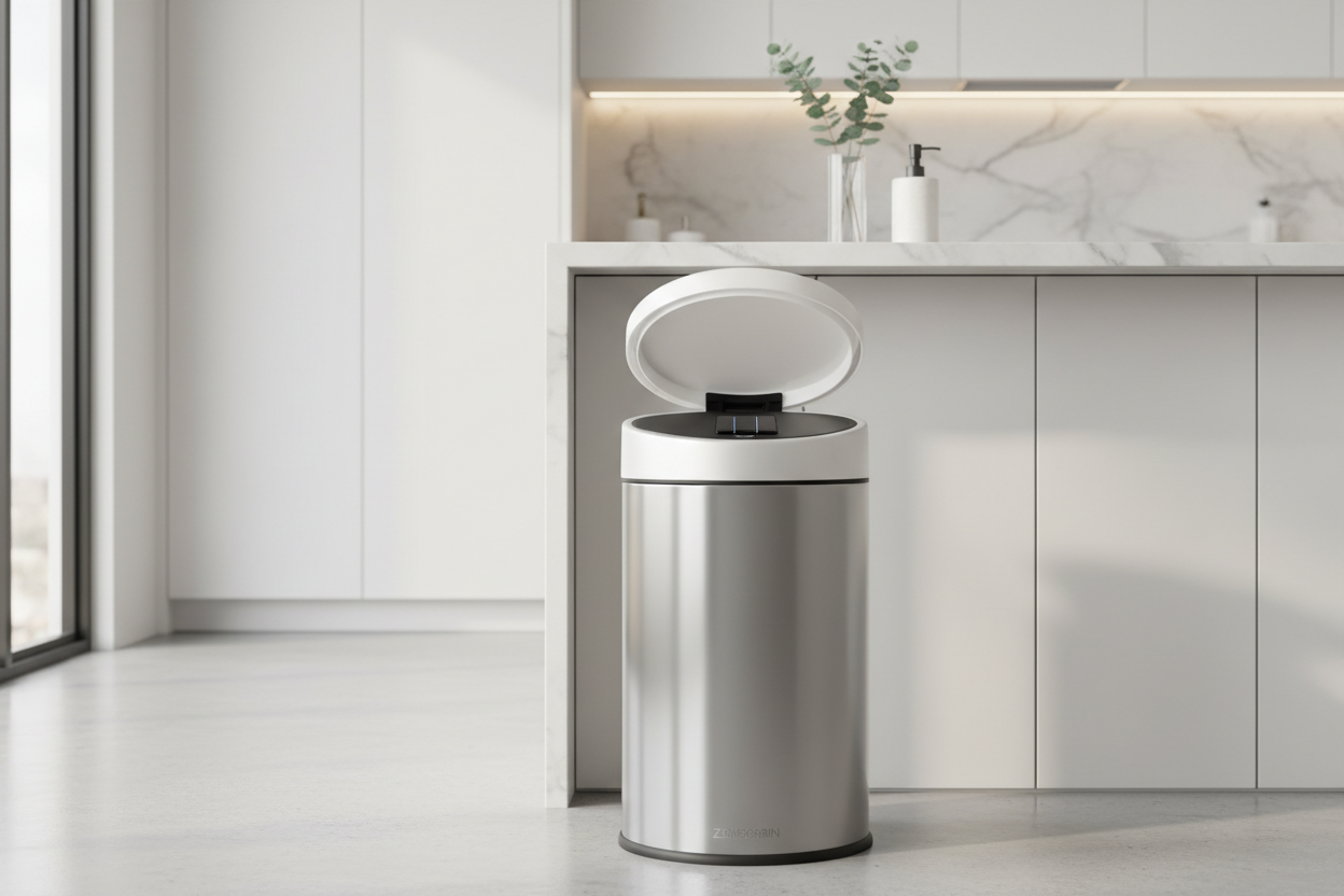 Touchless Trash Can Sensor Lid