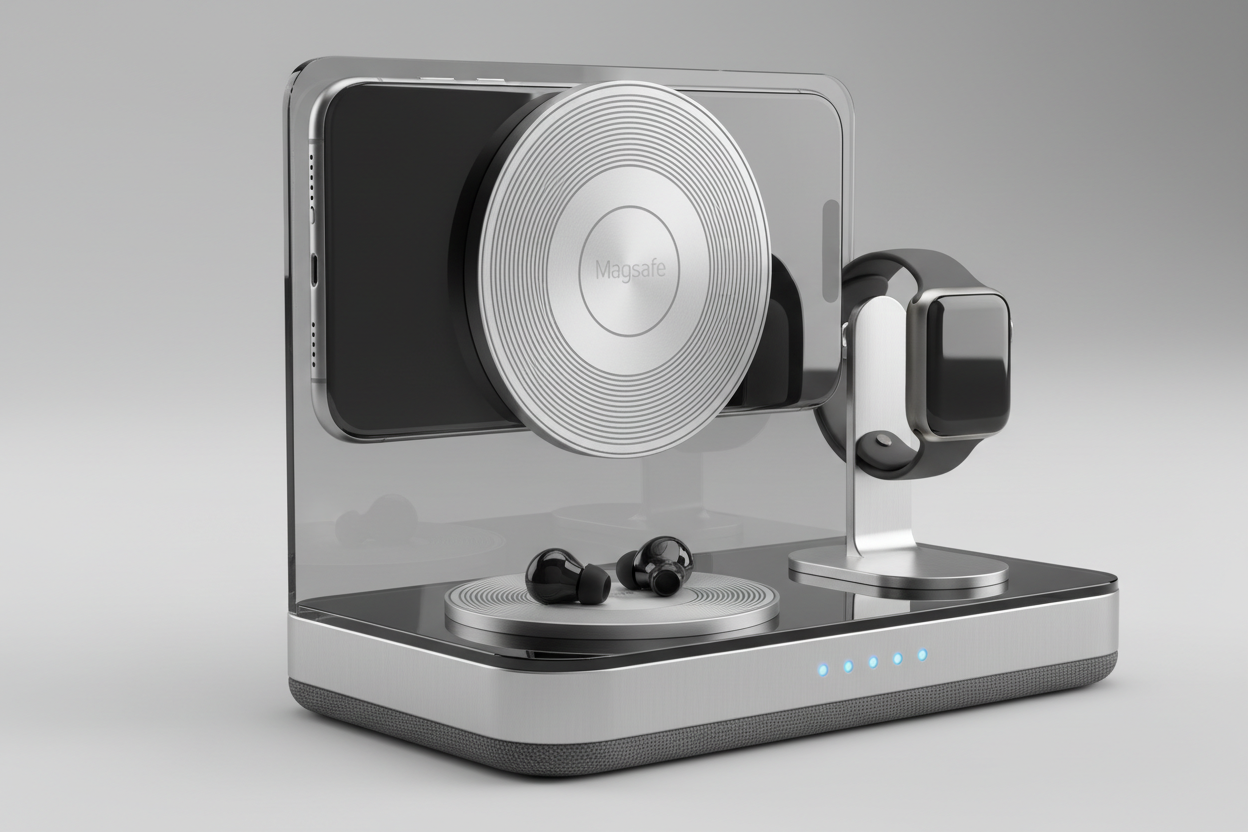 Magnetic Wireless Charging Station