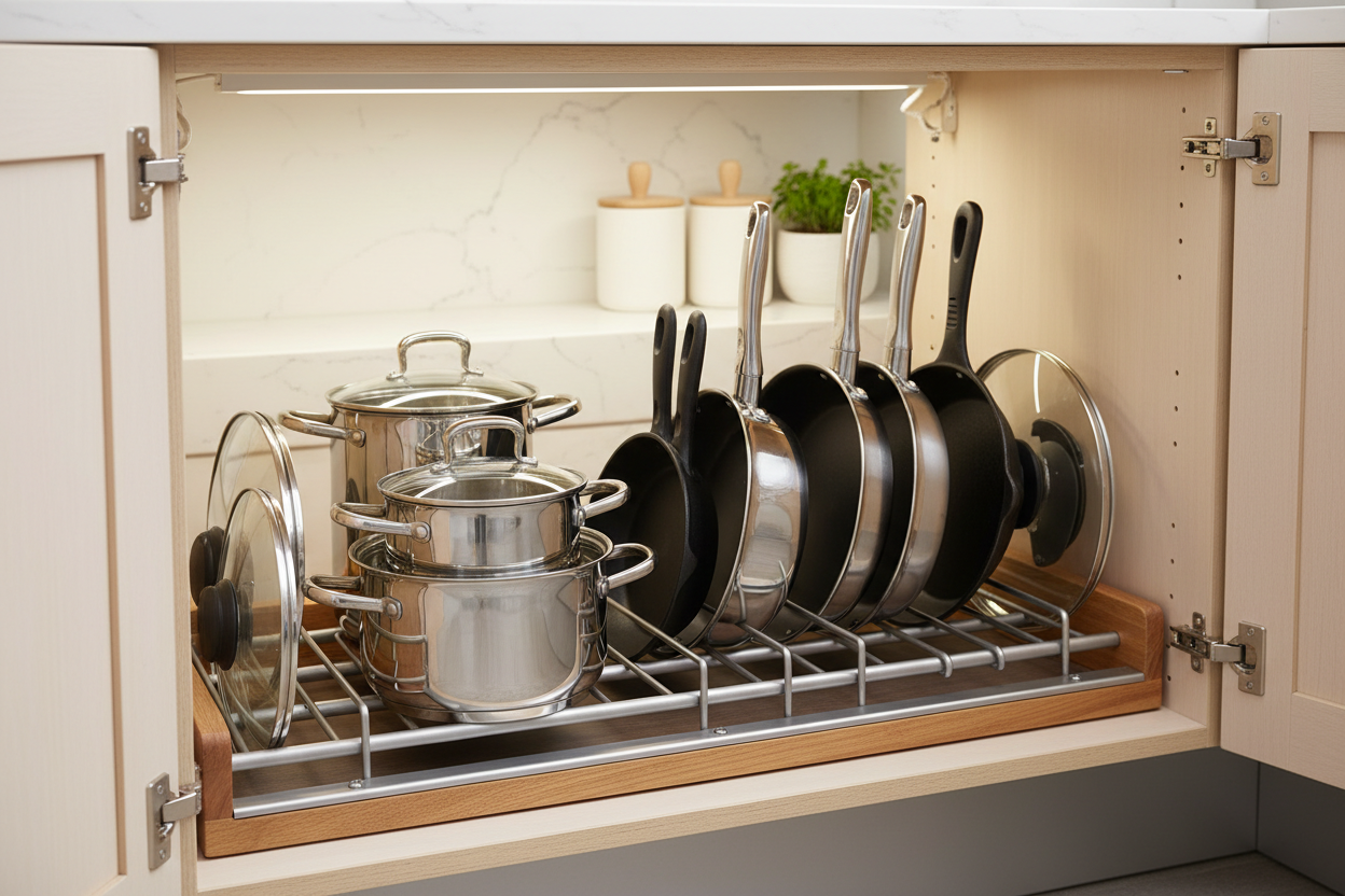 Pot & Pan Organizer Rack