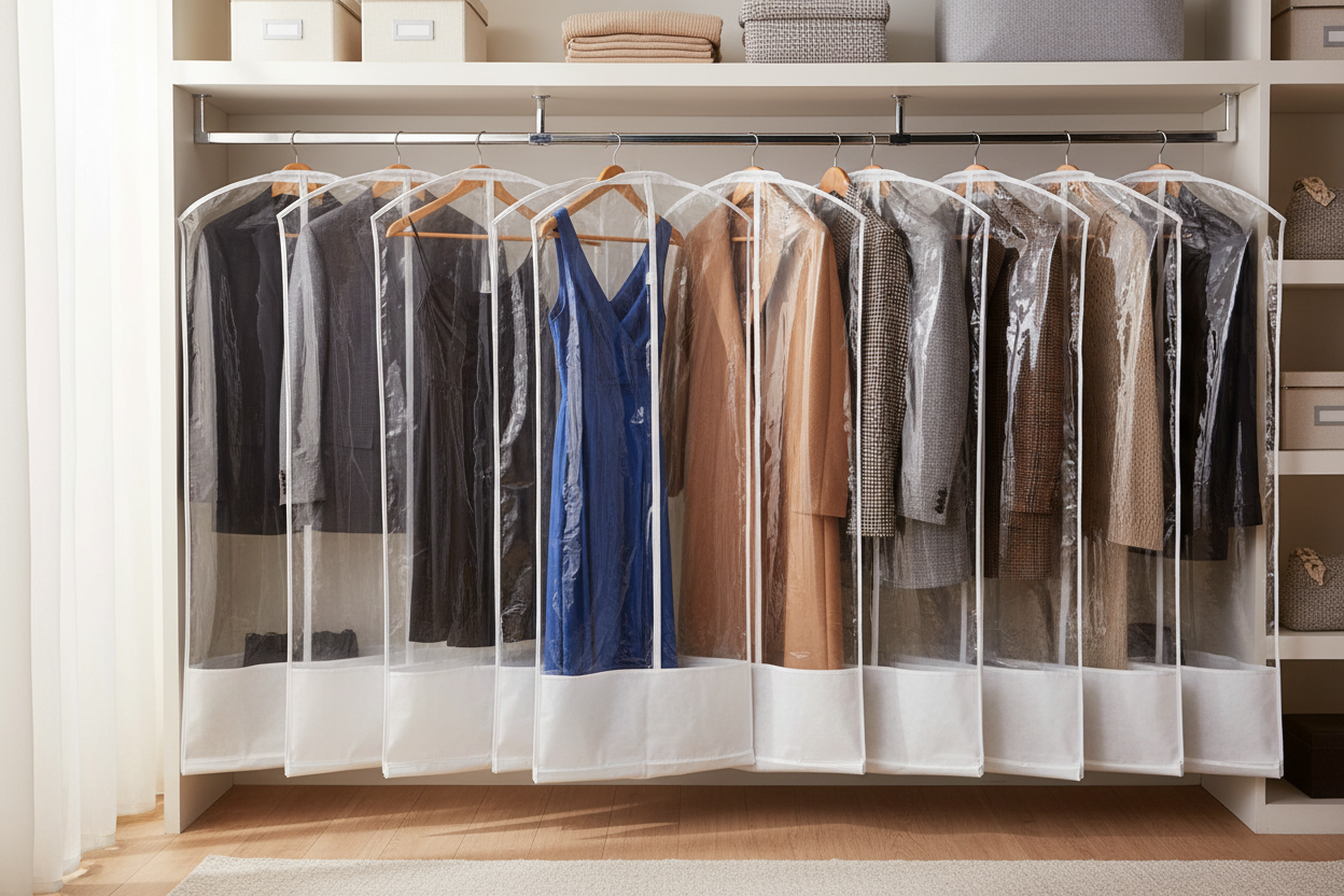 Clear Dust-Proof Clothing Covers