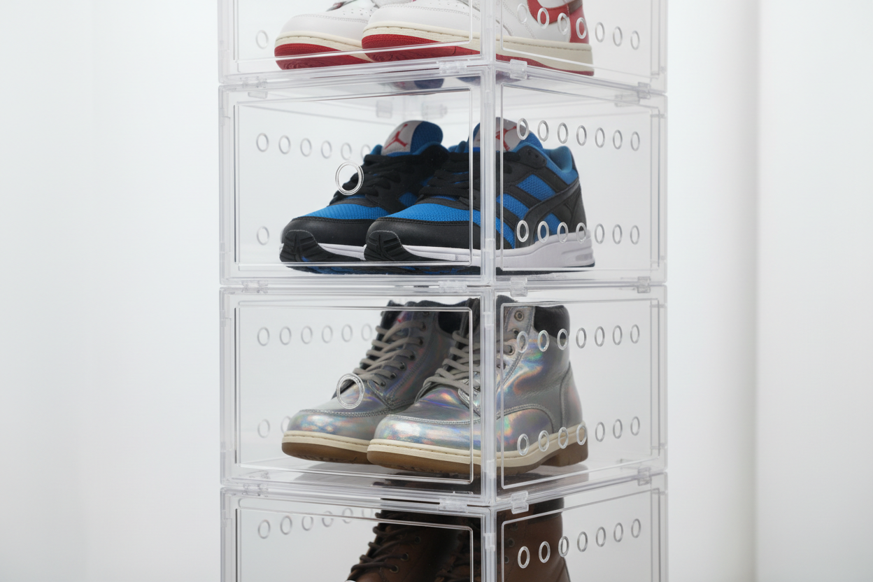 Stackable Shoe Storage Boxes