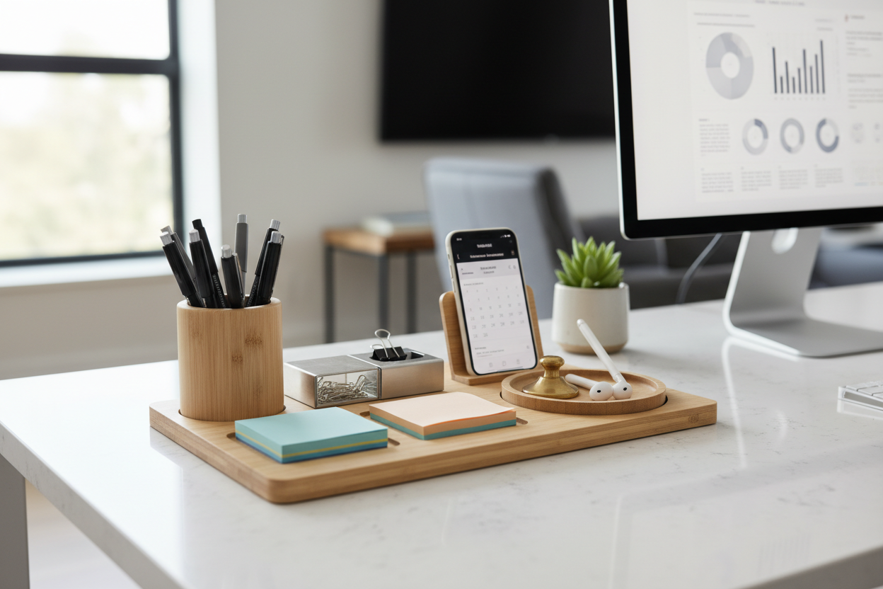 Home Office Desk Organizer Tray