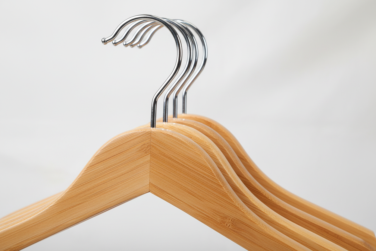 Bamboo Clothing Hangers (Set of 20)