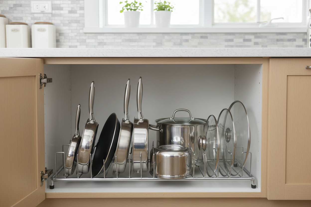 Pot & Pan Organizer Rack