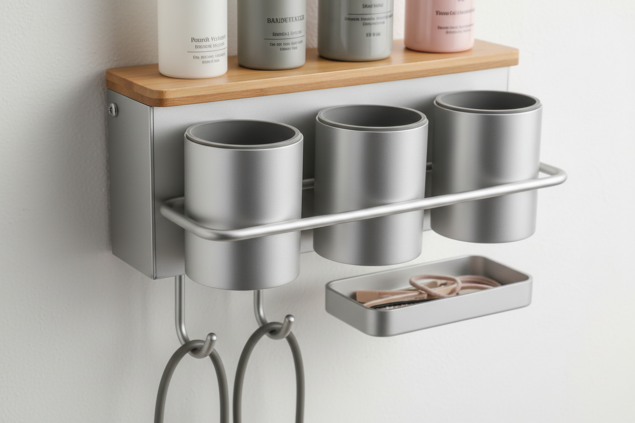 Hair Tool Organizer (Wall-Mounted)