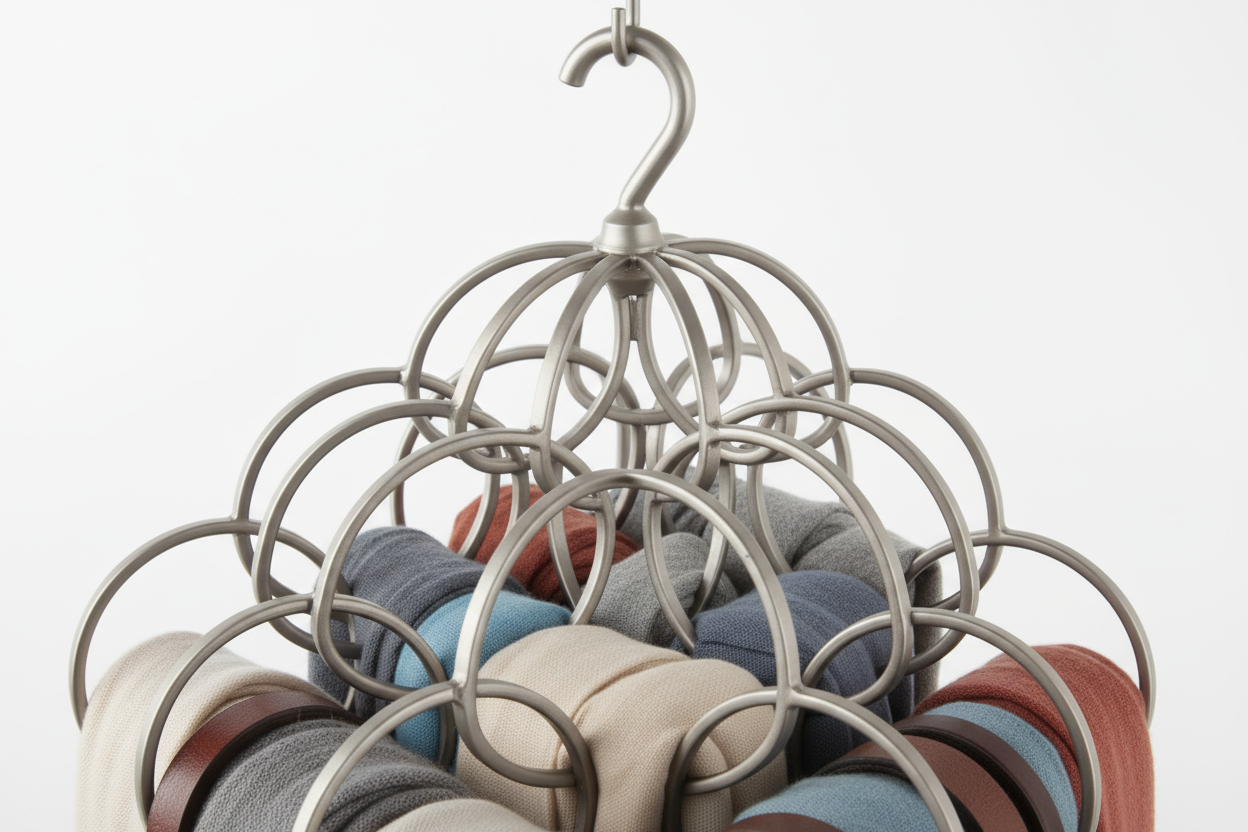 Scarf & Accessory Organizer Ring Set